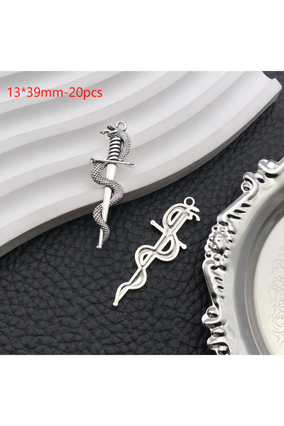 Choice 18799-20 قطعة 16/20 قطعة من سبائك معدنية عتيقة الطراز مصنوعة يدويًا عل...