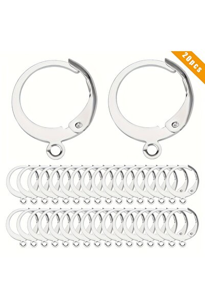 Choice 20PC Silver DIY Jewelry Findings Kit (20/100 Pcs) - Gold & Silver Leve...
