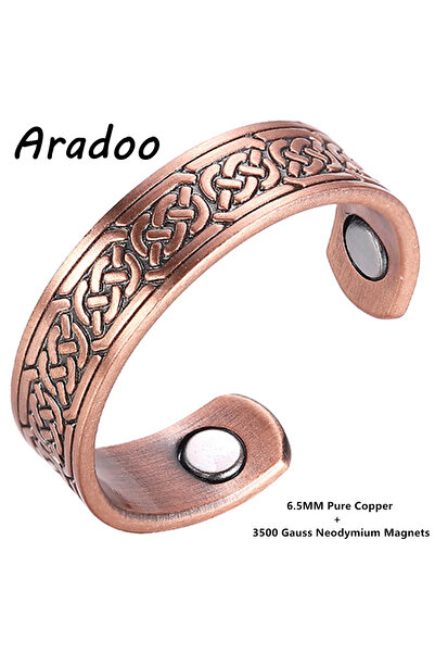 Choice COR-015 ARADOO خواتم نحاسية نقية من شجرة الحياة للرجال والنساء 3500 جا...