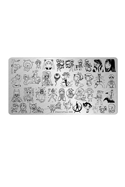 Choice CJT-040 لوحة ختم أظافر لشخصيات كرتونية لوحات رسم صور فنية للأظافر أداة...