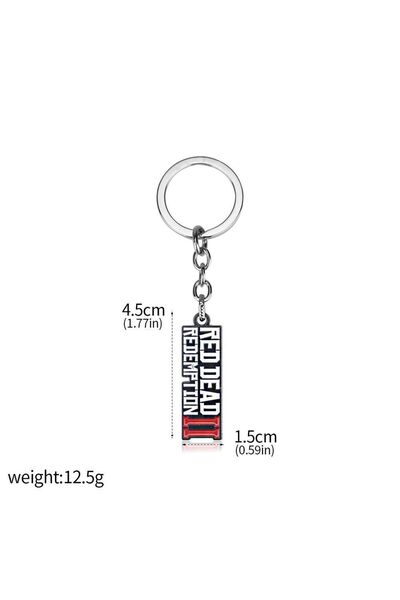Choice K00423-03 Game RDR2 Arthur Morgan Revolver Model keychain Red Dead Red...