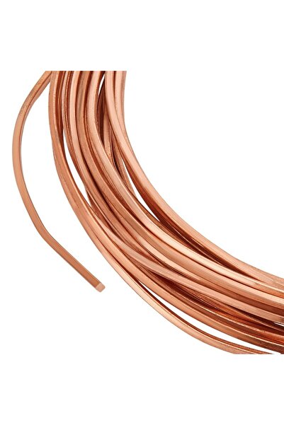 Choice AECH07-05471 سلك نحاسي مربع بطول 19.7 قدم، مقياس 16، سلك نحاسي نقي، سل...