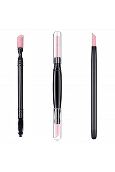 Choice مجموعة من 3 قطع - مبرد أظافر من حجر الخفاف ABC، أداة دفع، عصي صنفرة الأظافر، قلم تزيين الأظافر، مزيل الجلد المحيط بالأظافر، أداة دفع