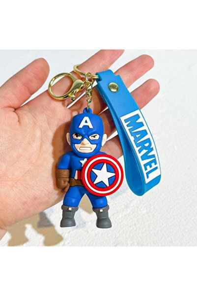 Miniso 2 سلسلة مفاتيح لشخصية آيرون مان وكابتن أمريكا من مارفل أفنجرز من ميسوك...