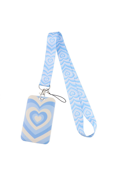 Choice 15 Love Heart Series Colorful Lanyards ID Card Badge Holder Keychain N...