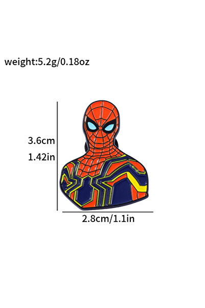 Choice دبوس مينا مستوحى من فيلم سبايدرمان، دبابيس مينا، شارات طية صدر السترة،...