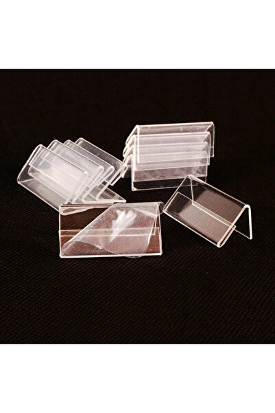 Choice 20 قطعة من حوامل الملصقات الصغيرة المصنوعة من الأكريليك الشفاف على شكل...