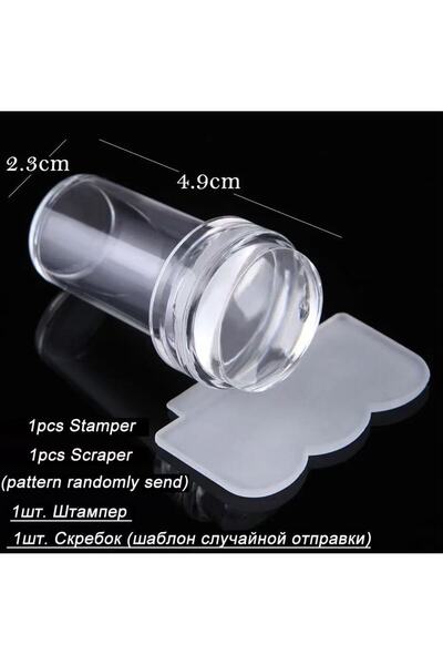 Choice ND251 ألواح ختم أظافر صغيرة شفافة نقية من هلام الأظافر ومجموعة مكشطة خ...