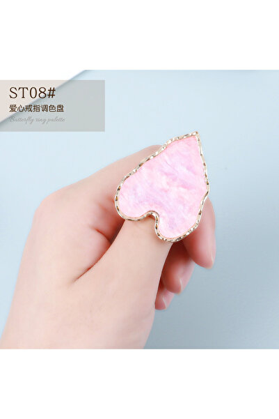 Choice TS08 Halo Dyed Amber Resin Ring Color Palette For UV LED Polish Gel Mi...