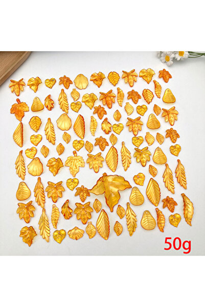 Choice SN1346 قلادات أوراق أكريليك متنوعة 50 جرام (3 ألوان) - مكونات حرفية لل...