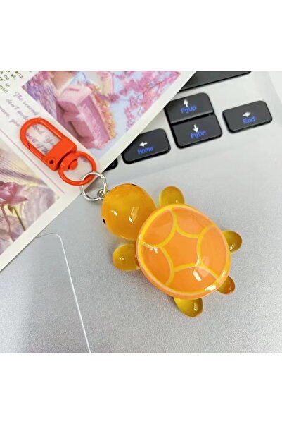 Choice Orange Cute Glow in The Dark Turtle Keychain for Women Girls Backpack ...