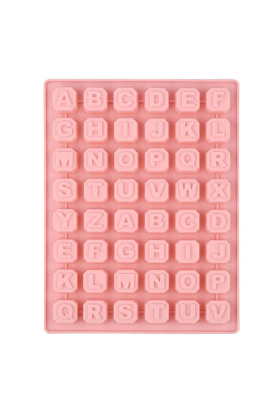 choice2 pink 48 Letter Enghish Alphabet letter Silicone Mold Soap Mould Cake ...