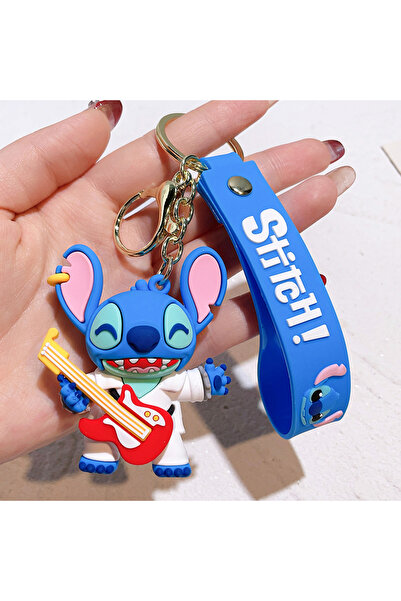 Choice ZG0056 Stitch Sports Series PVC Keychain Set 6PCS, Disney Lilo & Stitc...