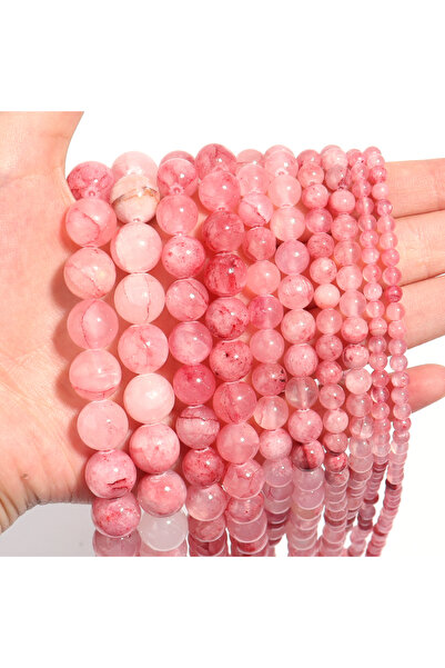 Choice3 45 قطعة تقريبًا من اليشم الفارسي الأحمر، شريط واحد، 8 مم، خرز من حجر ...