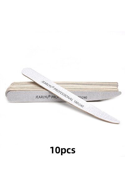 Choice 10 قطع من مبردات أظافر خشبية احترافية بحبيبات 100/180/240، ذات وجهين، ...