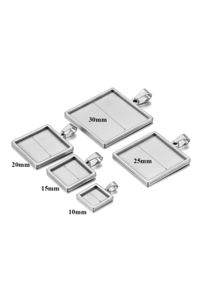 Choice 30 مم لون الفولاذ 5 قطع من الفولاذ المقاوم للصدأ 10 15 20 25 30 مم مرب...