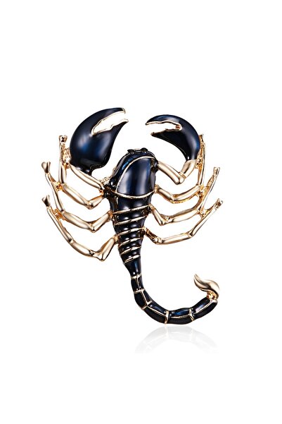 RINHOO FRIENDSHIP دبوس بروش على شكل عقرب عتيق من حجر الراين للنساء والرجال BC18Y0160، دبوس على شكل حيوان حشرة على شكل عنكبوت من الكريستال والجمبري