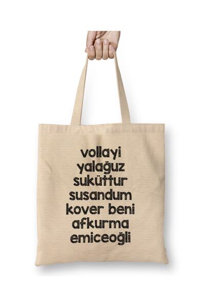 Toyaso Cuvinte ale Mării Negre Afkurma Emiceoğli Geantă din pânză albă Geantă...