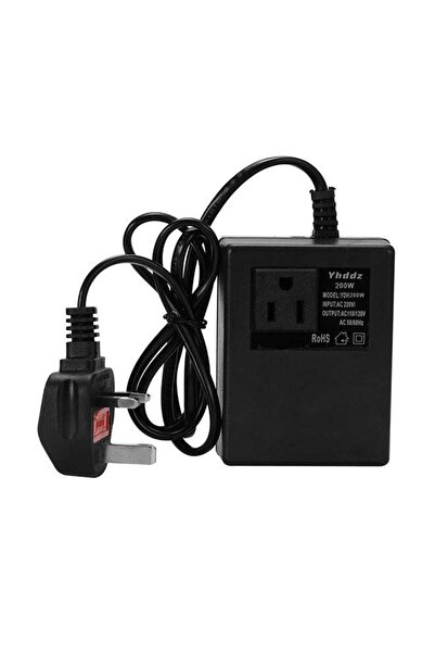 Generic Transformer Step Down Voltage Converter Adapter Black 100x80x60mm