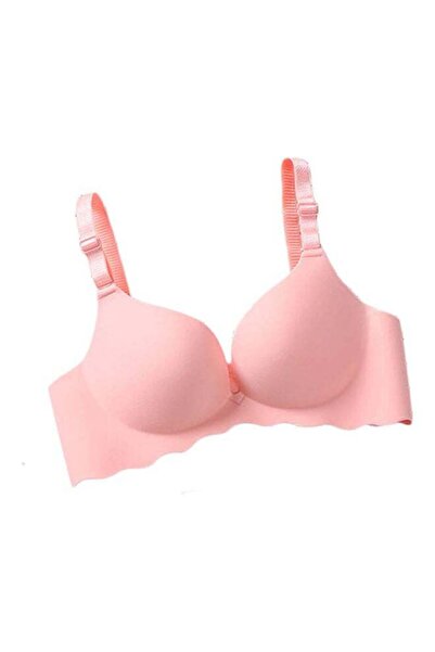 Generic Breathable Push Up Bra Pink