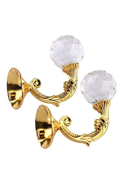 Generic خطاف حائط مزخرف على شكل رأس رقاقة ماء مكون من قطعتين باللون الذهبي 7 ...