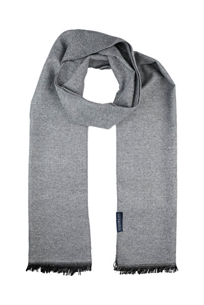 Hatemoğlu A.Grey - Beige Double-Sided Scarf
