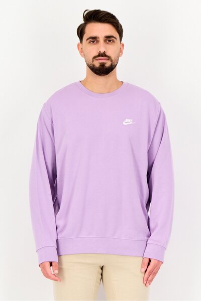 Nike Men Sportswear Fit Long Sleeve Outdoor Sweatshirt, Purple