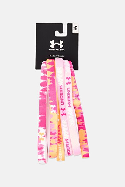 Under Armour Kids Girl 6Pcs Brand Logo Headband, Multicolor