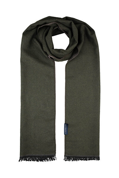Hatemoğlu Khaki - Beige Double-Sided Scarf