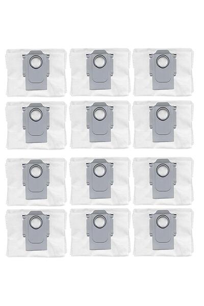 Roborge 12 Pack Dust Bags Compatible with Roborock S7 Max Ultra Robot Vacuum Cleaner