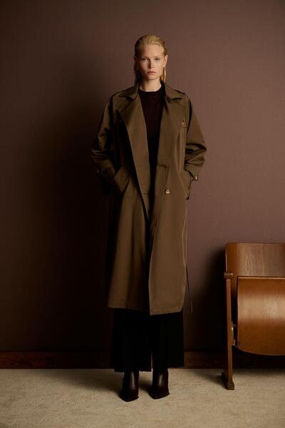 TERZİ DÜKKANI معطف طويل لندن برونزي اللون