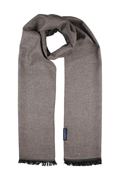 Hatemoğlu Beige Double-Sided Scarf