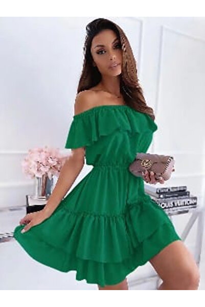 OEMN Short Baby Doll Dress with Ruffles - Ofelia