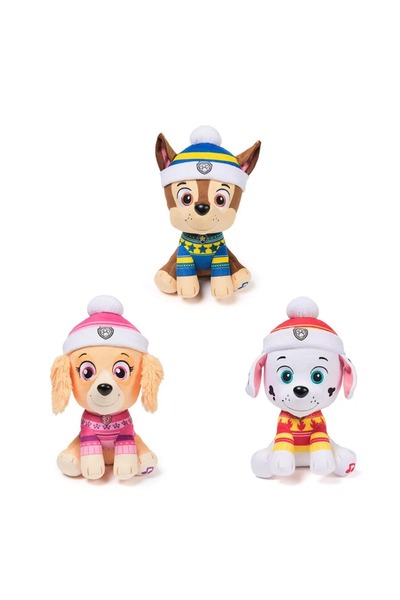 PAW PATROL Gund Holiday Plush 8-Inch Assorted 6074237 - 1 Piece (Ages 3+)