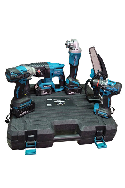 Saatistan Profesyonel 5 Li Matkap ve Testere Seti, Torklu, Güçlü ve Çok Yönlü