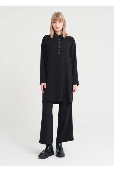 Armağan Stone Detailed Short Tunic