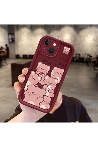 Hontinga حافظة هاتف من السيليكون الناعم المضاد للسقوط لهاتف iPhone 15 متوافقة...