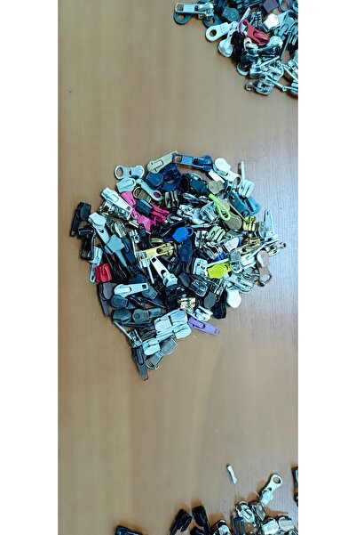 enSarüx Karma karışık başlık fermuar başlığı 5 no 100 adet (metal diş - plast...