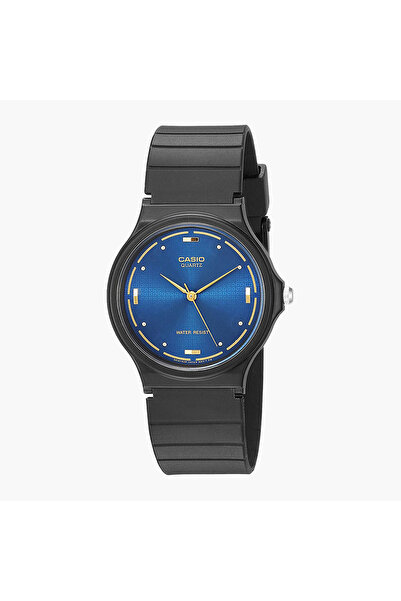 Casio Men's Black Analog Resin Strap Watch -MQ-76-2ALDF
