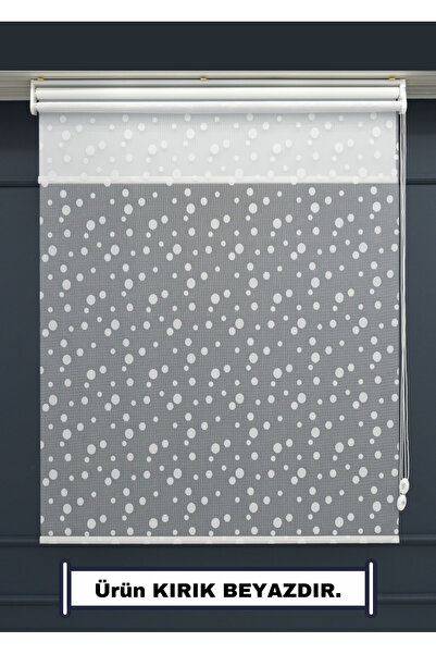 ESDEH Çift Mekanizmalı TÜL+STOR Güneşlik Perde - Çiftli Sistem - 2 Perde TEK ...