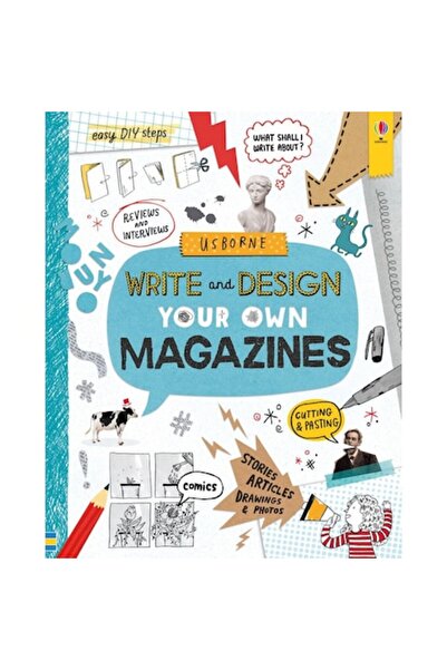 Usborne Publishing Scrie și proiectează-ți propriile reviste