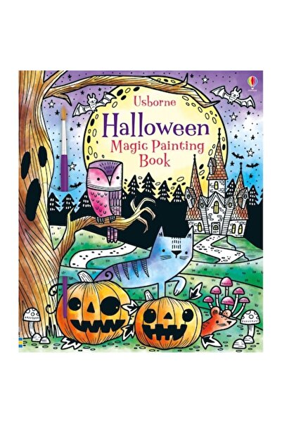 Usborne Publishing Carte de pictura cu apa Magic Painting Halloween