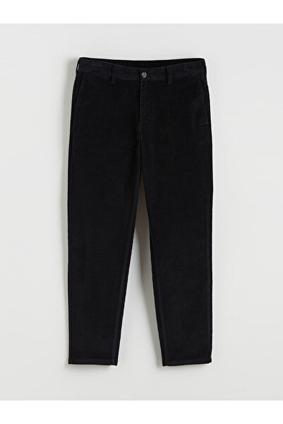 LC Waikiki SOUTHBLUESiyah Стандартен модел кадифени мъжки панталони