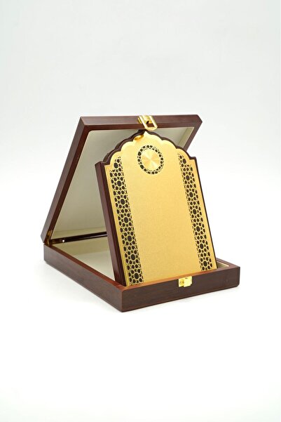 REX درع تكريم فاخر مقاس L مع صندوق خشبي و لوحة نحاسية للطباعة 69696