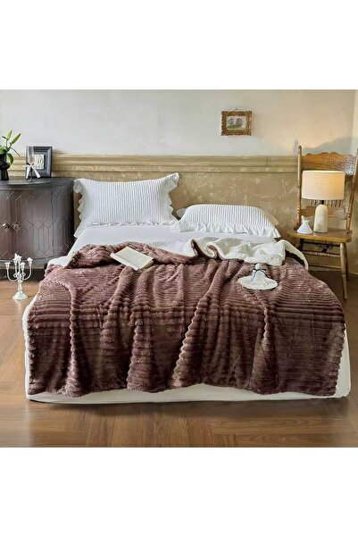 Pucioasa Home Premium Fur Blanket 200x230 – Ultra Soft, Fluffy and Elegant