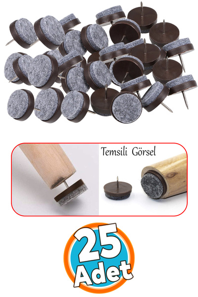 NZB Çivili Keçeli Plastik Poligrit Mobilya Masa Sandalye Parke Laminat Zemin ...