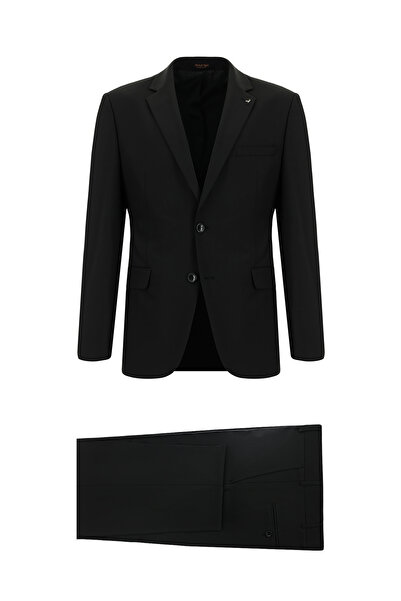 Abdullah Kiğılı Plain Wool Suit