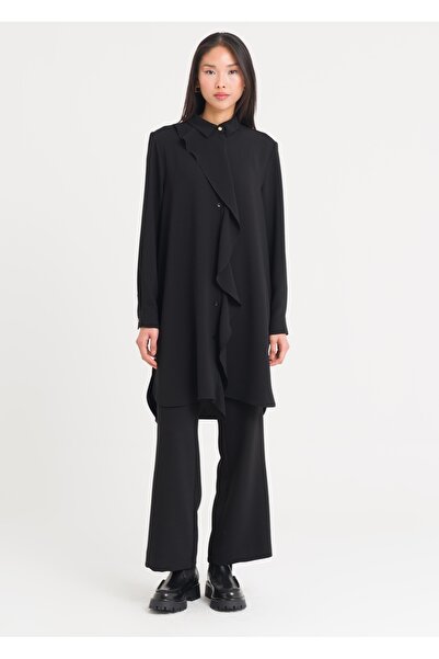 Armağan Tunic with Flounce Front