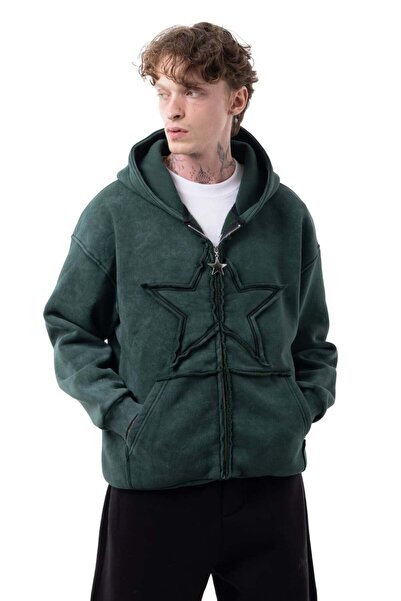 THE DAD Yildiz Strayt Washed Zip