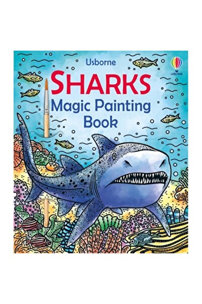 Usborne Magic Painting Book Sharks - Magic Painting Book with Sharks